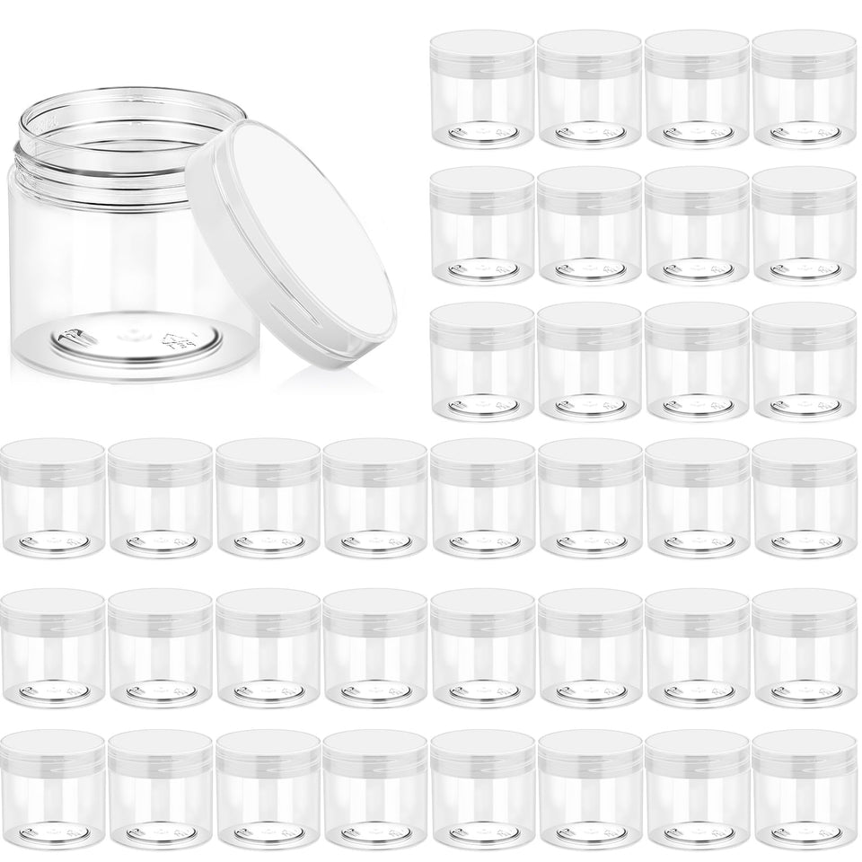 Eternal Moment 36-pack clear-lidded jars for compact sample storage and travel