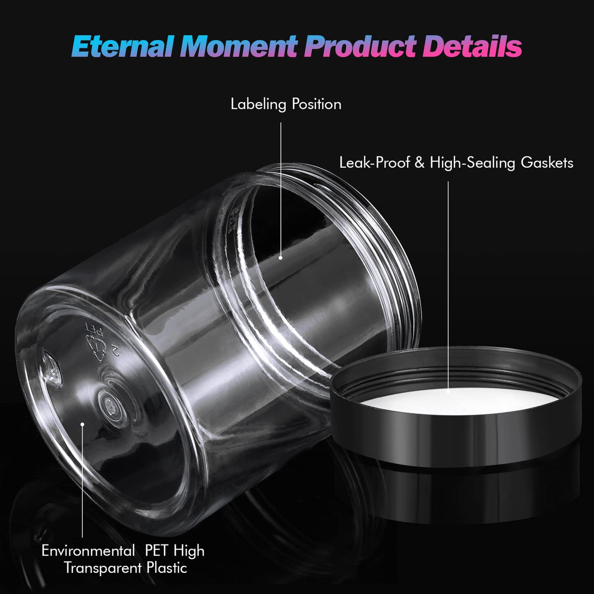 Eternal Moment airtight lid for leak-proof travel storage