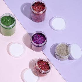 Eternal Moment eye shadow jar keeps makeup organized for travel.