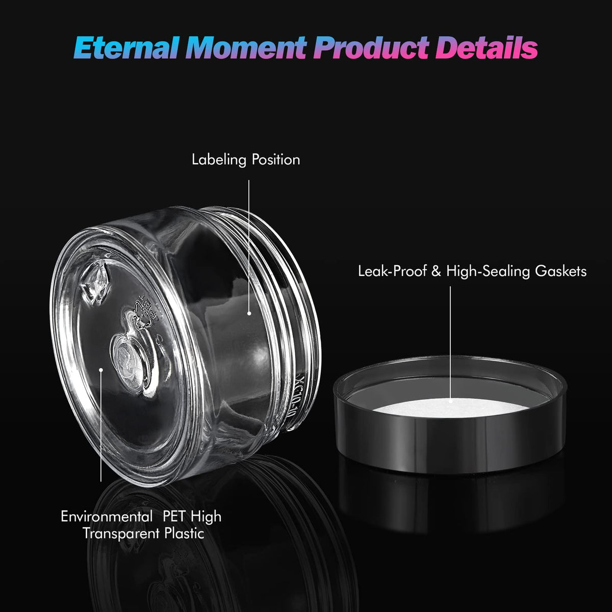Eternal Moment portable 1oz jar fits in bags for on-the-go use.