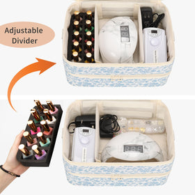 Carrying handle for effortless transport during visits and gigs.