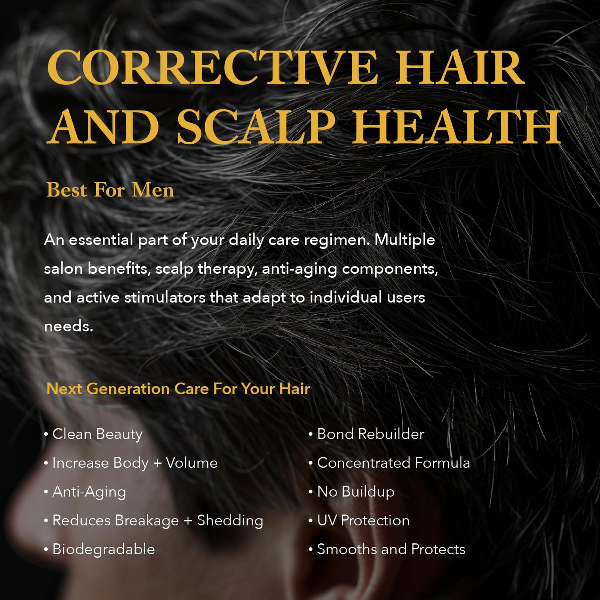 Ethica Beauty Corrective biotin-majus-root ingredients nourish hair and support resilience.