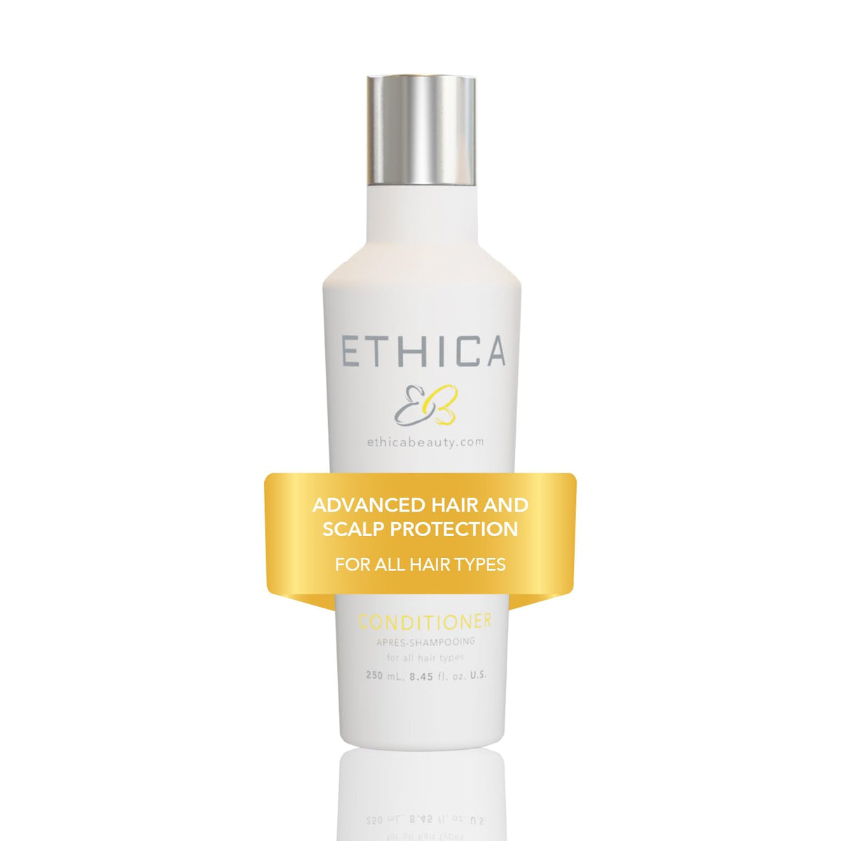 Ethica Beauty Professional Conditioner bottle showing a hydrating formula for smoother hair.