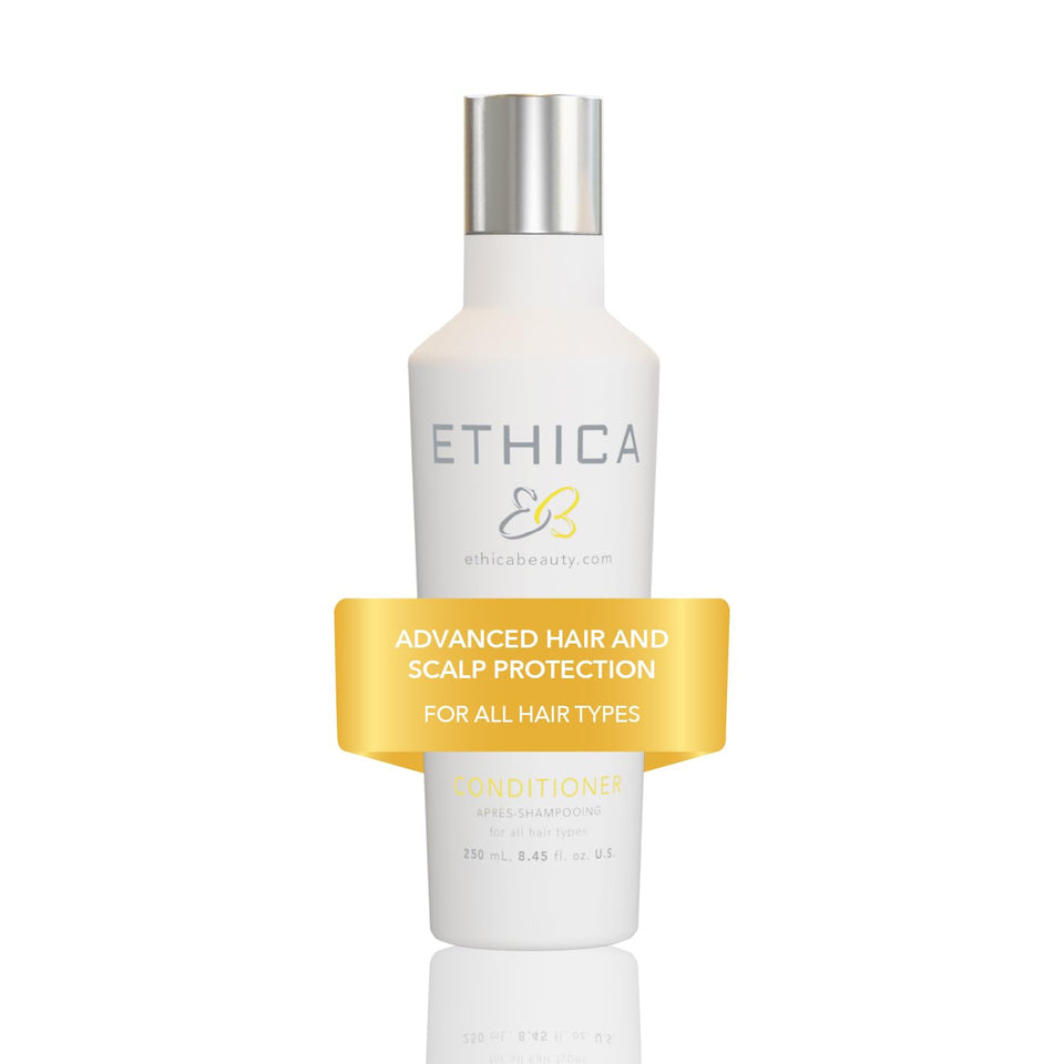 Ethica Beauty Professional Conditioner bottle showing a hydrating formula for smoother hair.