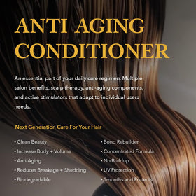Ethica Beauty Professional Conditioner label highlighting color-safe and UV protection.