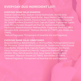 Ethique Beauty Everyday conditioner bar in hand demonstrates easy use.