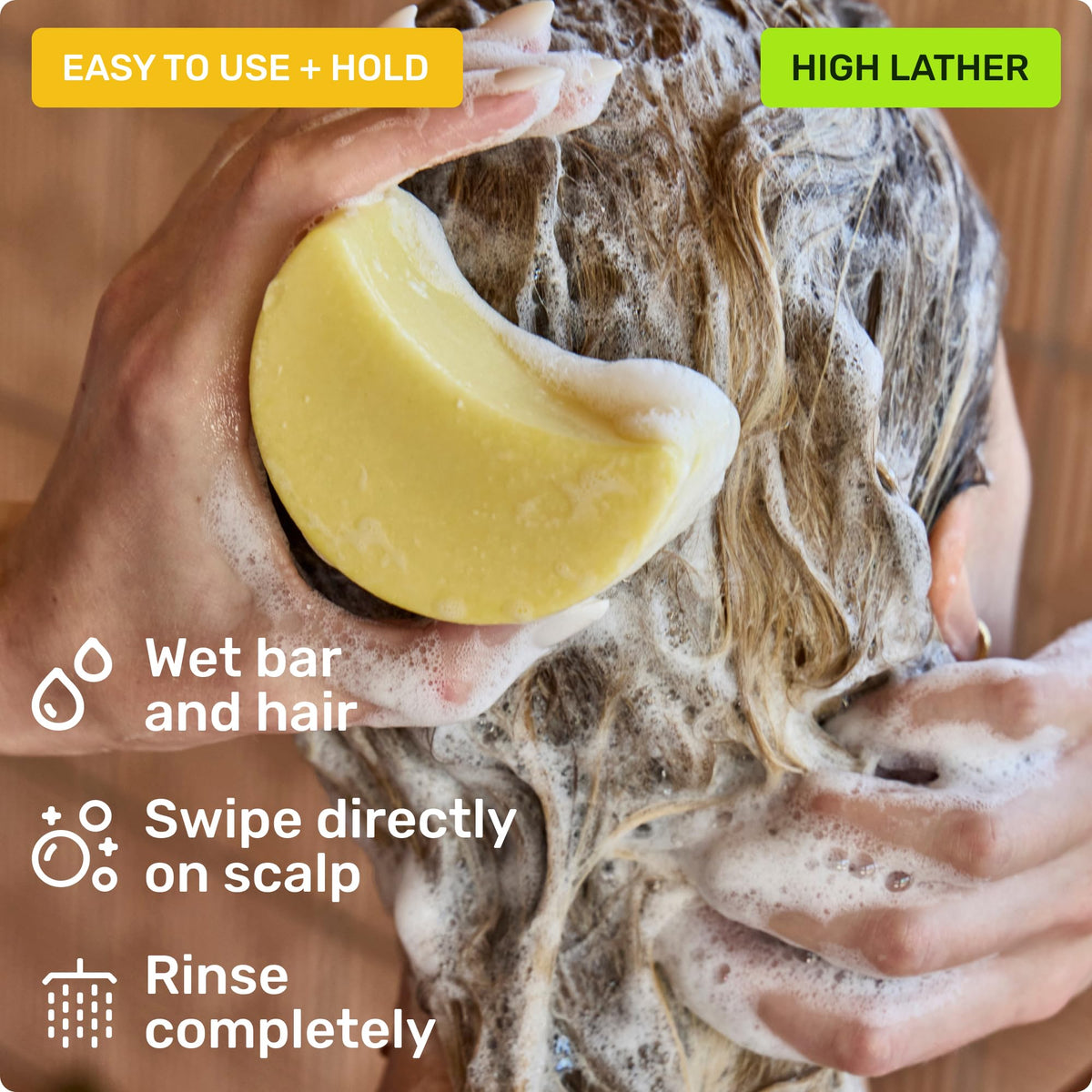 Ethique plastic-free packaging supports an eco-friendly routine.