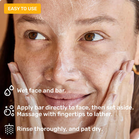 Travel-friendly Ethique Purifying packaging shown beside a compact bar for on-the-go routines