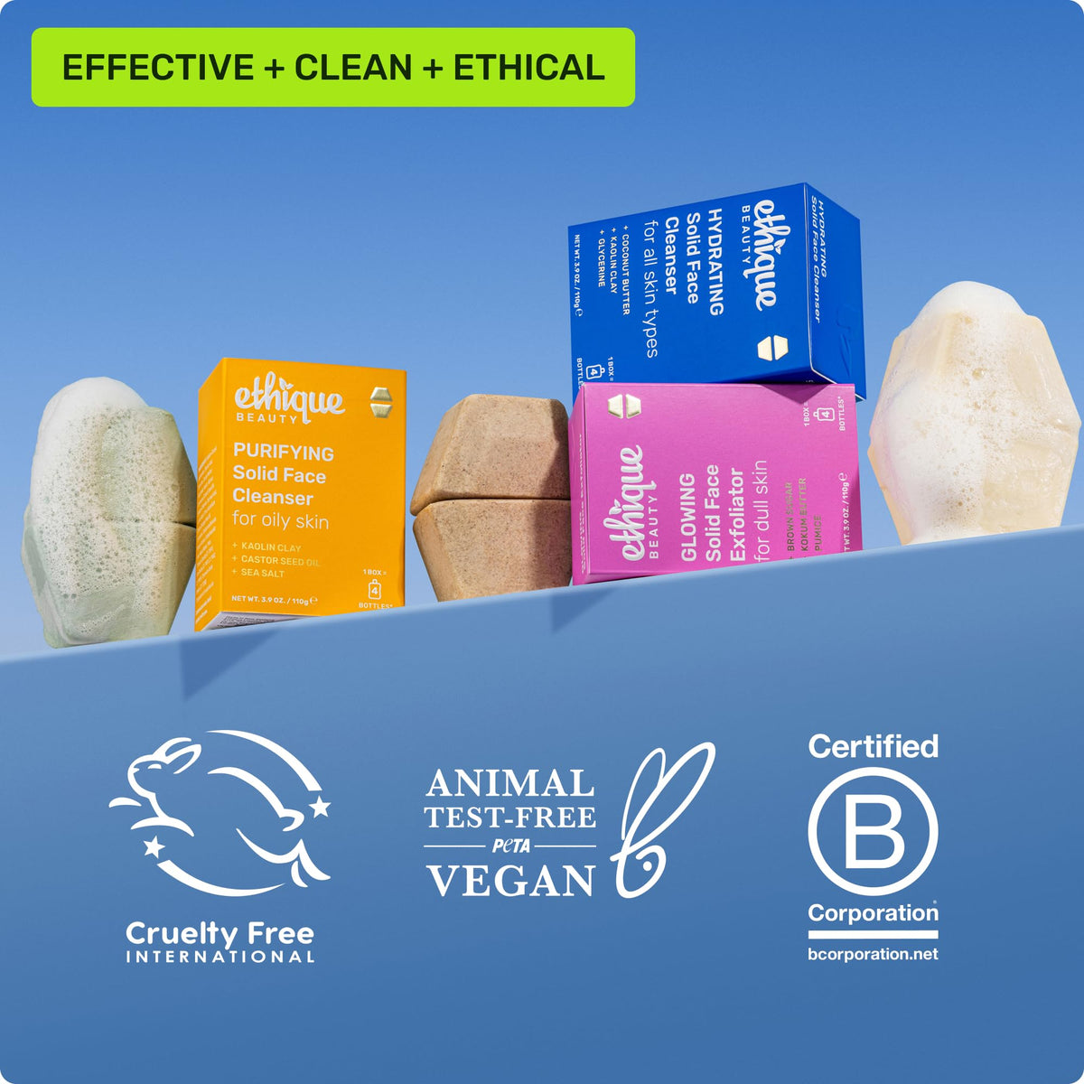 Two Ethique Purifying bars highlight long-lasting value