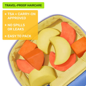 Ethique travel-size kit fits gym bags and trips.