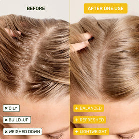 Ethique volumizing conditioner bar delivers fuller hair without heaviness.