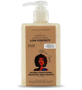 Ethnic Gals Low Porosity Leave-In Bottle Pour for curly natural hair hydration