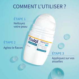 Etiaxil lightweight, quick-absorbing finish on skin.