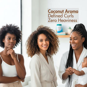 ETNIKER Caribe subtle coconut scent lingers during styling.