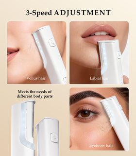 ETQFOTF white LED light highlights hairs and dead skin for precise treatment