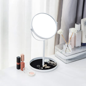 Ettori dual-sided mirror offers 1x and 5x magnification for precision.