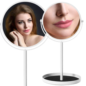 Ettori vanity mirror suits desks, dressers, bathrooms, and studios.