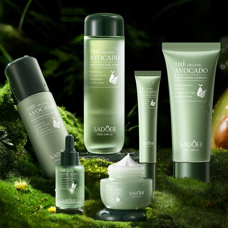 Etuanxi Avocado Facial Mask 5 pieces for weekly renewal