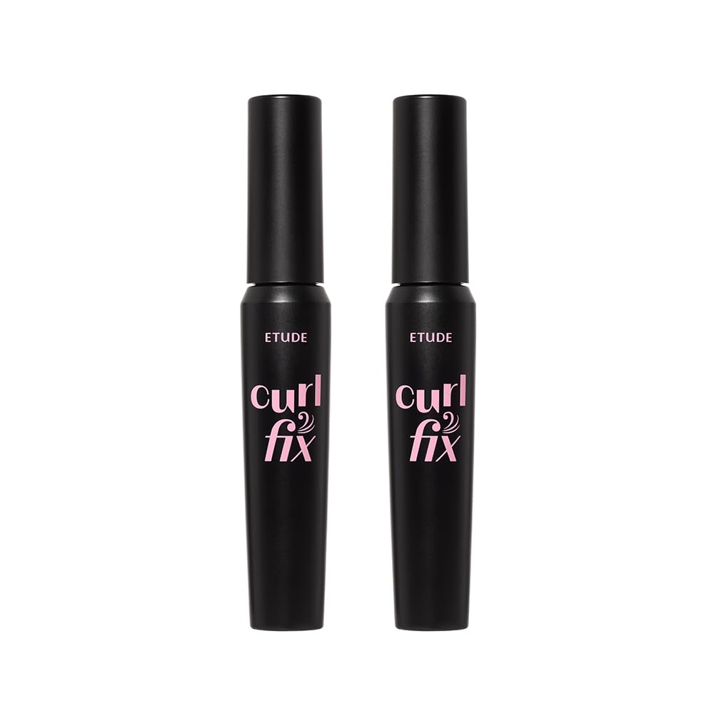 ETUDE Curl Fix Mascara dual-pack packaging for value and convenience