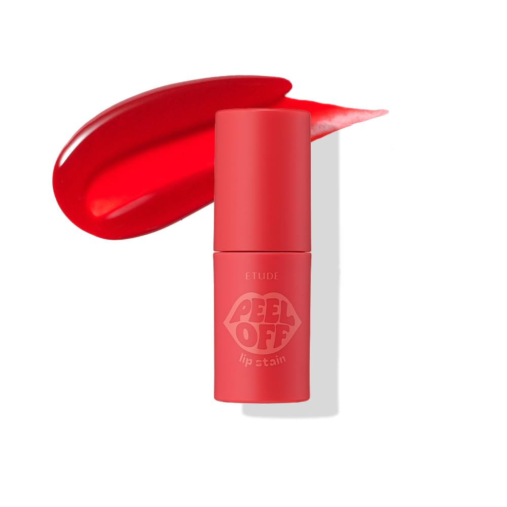 Etude Dear Darling Cherry Crack lip stain with bold cherry color for a natural look