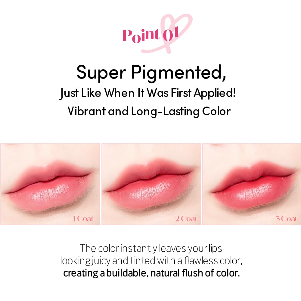 ETUDE Dear Darling Marker Tint tip glides smoothly for precise application.