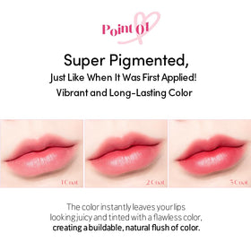 ETUDE Dear Darling Marker Tint tip glides smoothly for precise application.