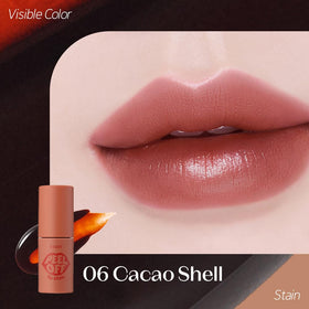 ETUDE Dear Darling lip stain cap close-up with precise arrow-curve tip.