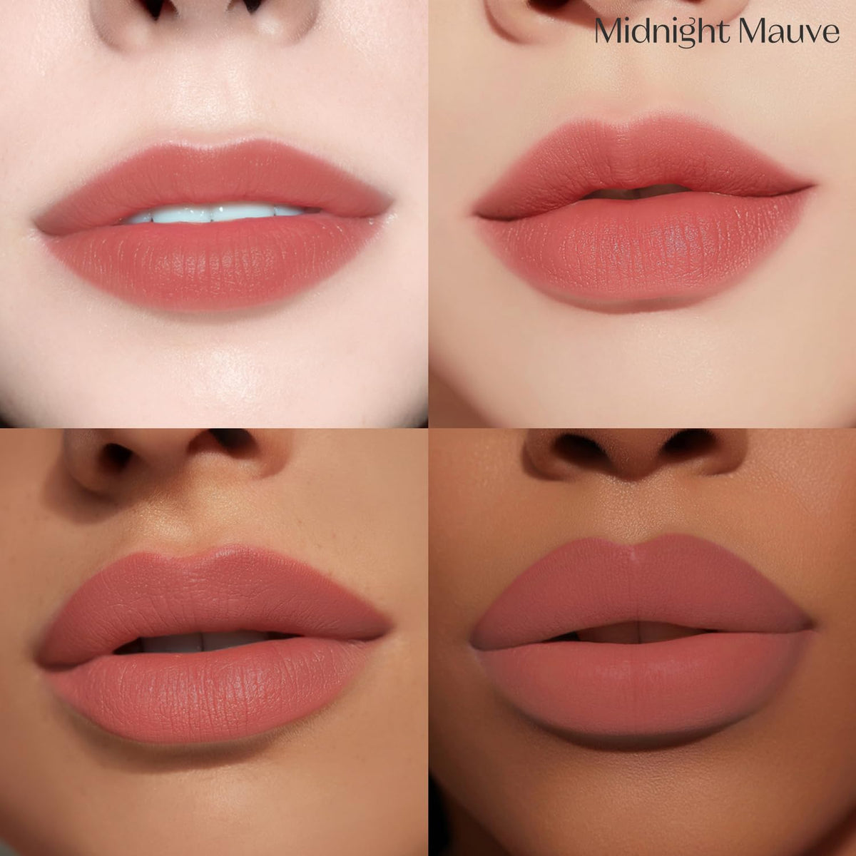 ETUDE Fixing Tint Midnight Mauve application on lips for smooth coverage.
