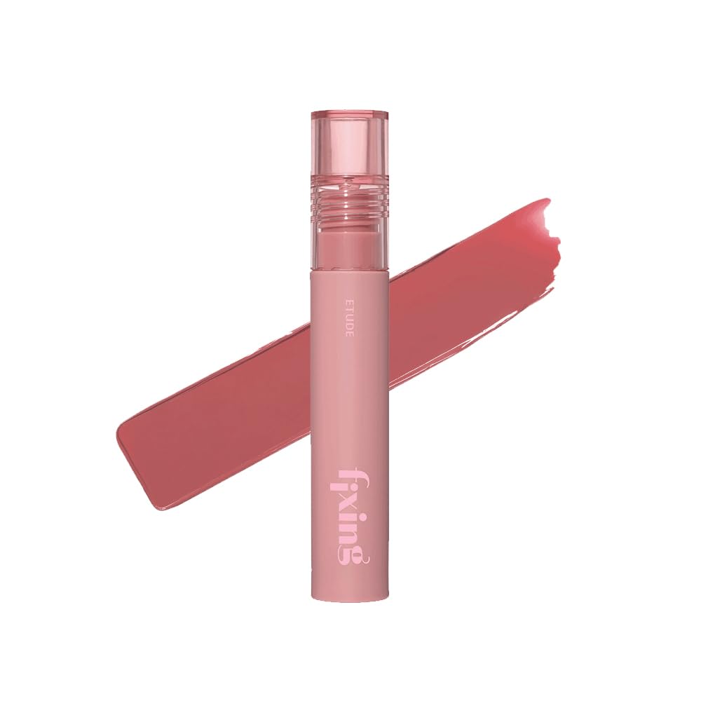 ETUDE Fixing Tint Midnight Mauve swatch showing long-lasting color.