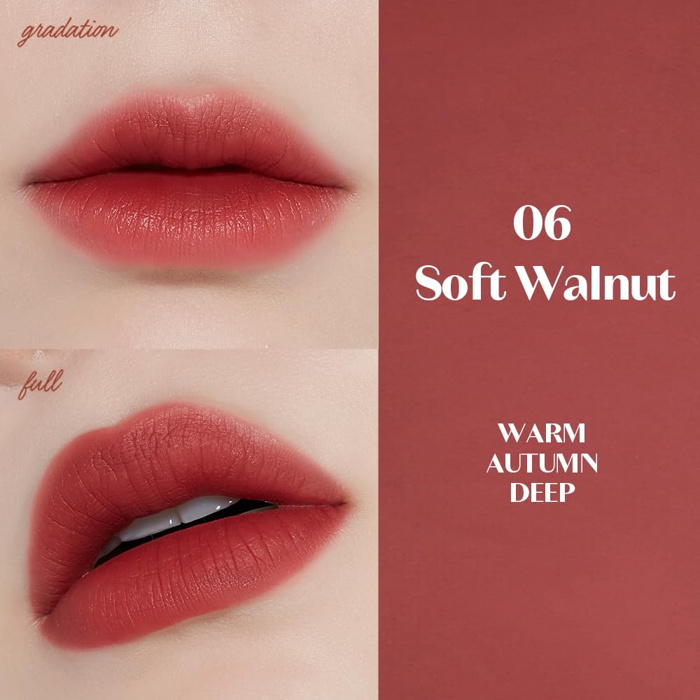 ETUDE Fixing Tint 06 Soft Walnut close-up of creamy, easy-apply texture.