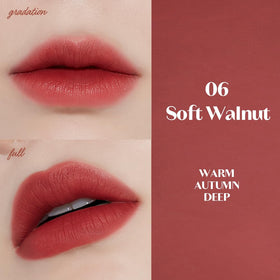 ETUDE Fixing Tint 06 Soft Walnut close-up of creamy, easy-apply texture.