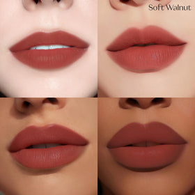ETUDE Fixing Tint 06 Soft Walnut lip swatch reveals vibrant pigment.