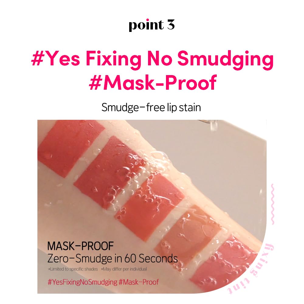 ETUDE Fixing Tint 06 Soft Walnut transfer-resistant color on cups.