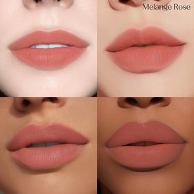 ETUDE Fixing Tint #13 Melange Rose on lips demonstrates rich color payoff