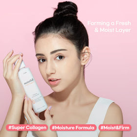 Etude Moistfull Collagen Emulsion texture swirl reveals silky, milky feel