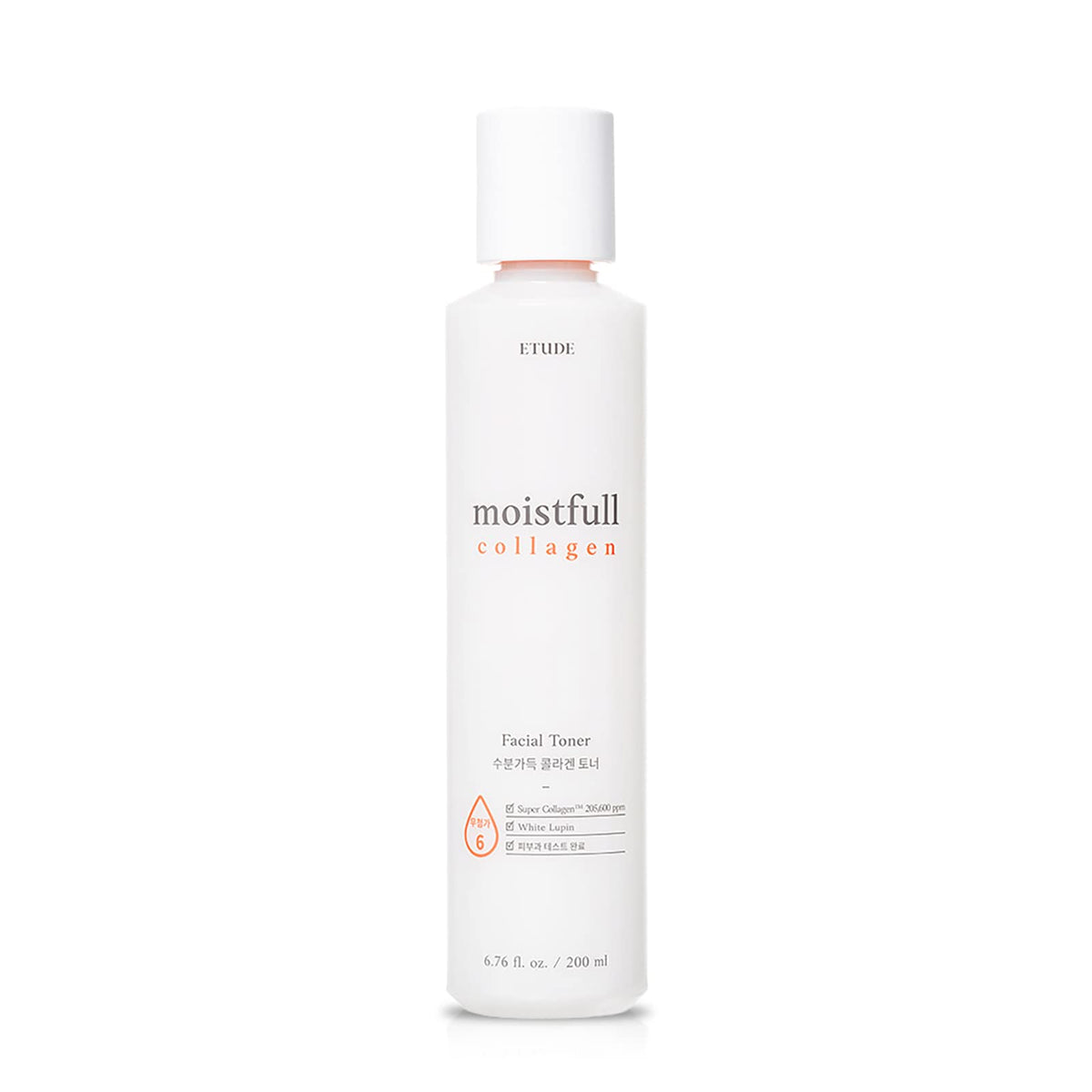 ETUDE Moistfull Collagen Toner bottle close-up for instant hydration