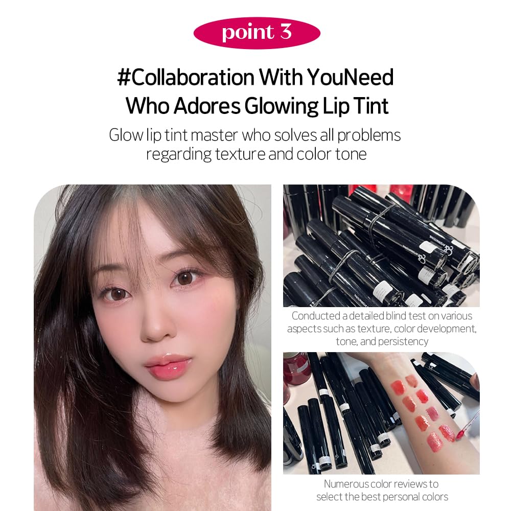 ETUDE Peach Sugar on-lips shot highlights long-lasting shine and soft feel