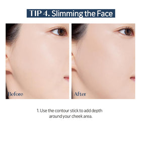 ETUDE Reborn Maker Contour Stick compact design fits travel kits.