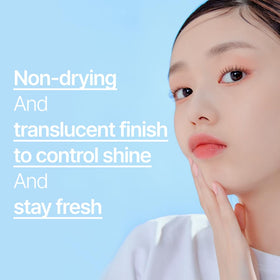 ETUDE Sebum Soak Pact matte finish keeps skin shine-free for hours
