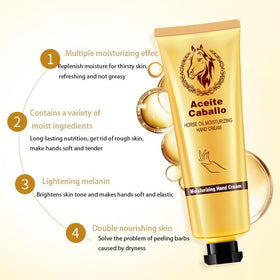 ETUIH hand cream being applied for soft skin