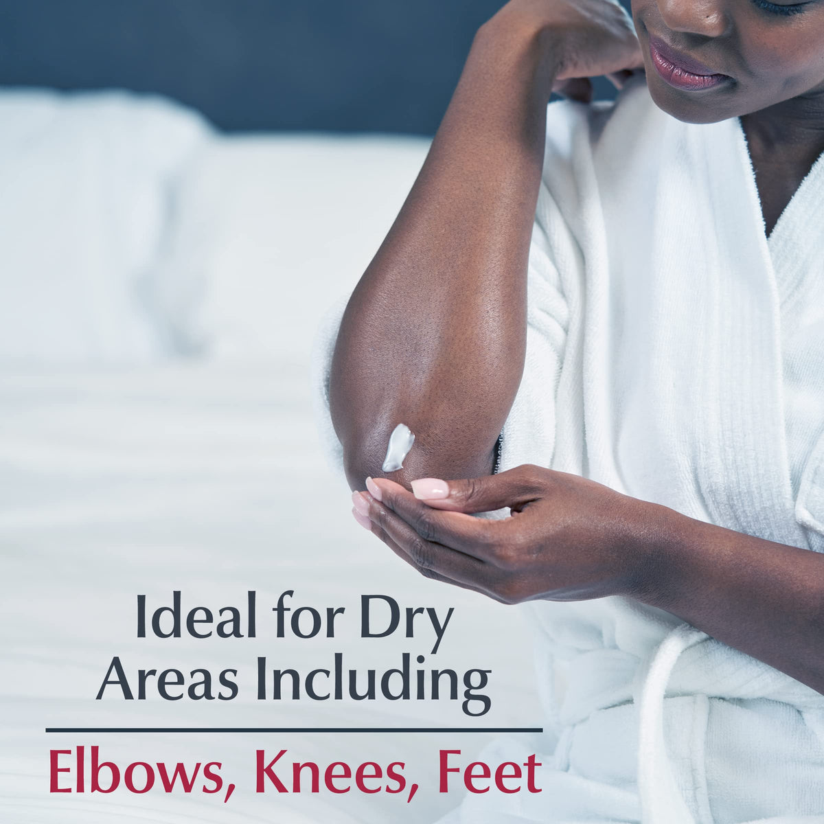 Hand applying Eucerin Daily Hydration Gel Cream for hands and daily care.