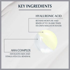 Eucerin Hyaluron Filler Serum bottle illustrates moisture-rich care.