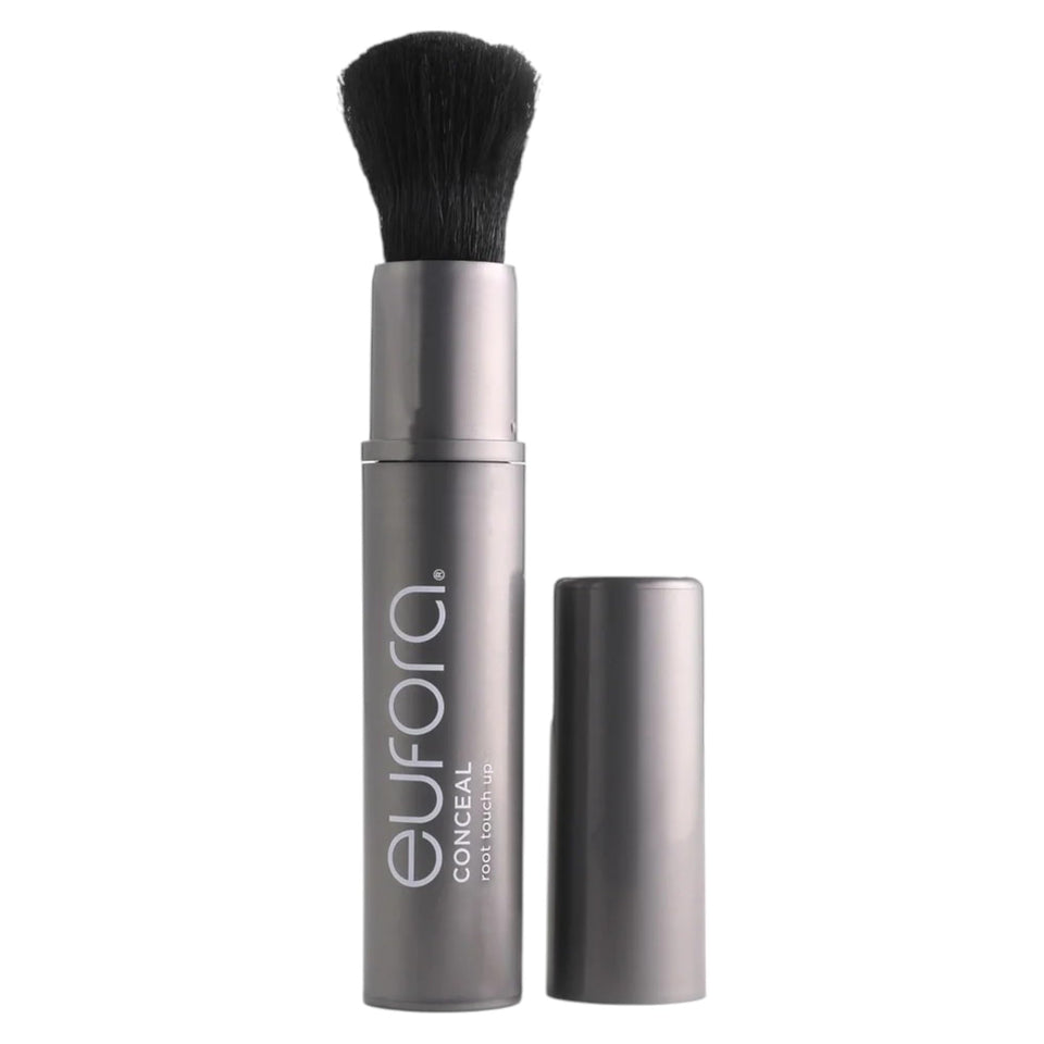 Eufora Conceal Root Touch Up Blonde powder for quick gray coverage and mess-free application.