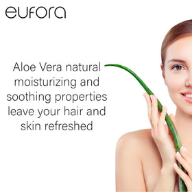 Scalp massage with Eufora Soothing Cleanse during a shower routine.