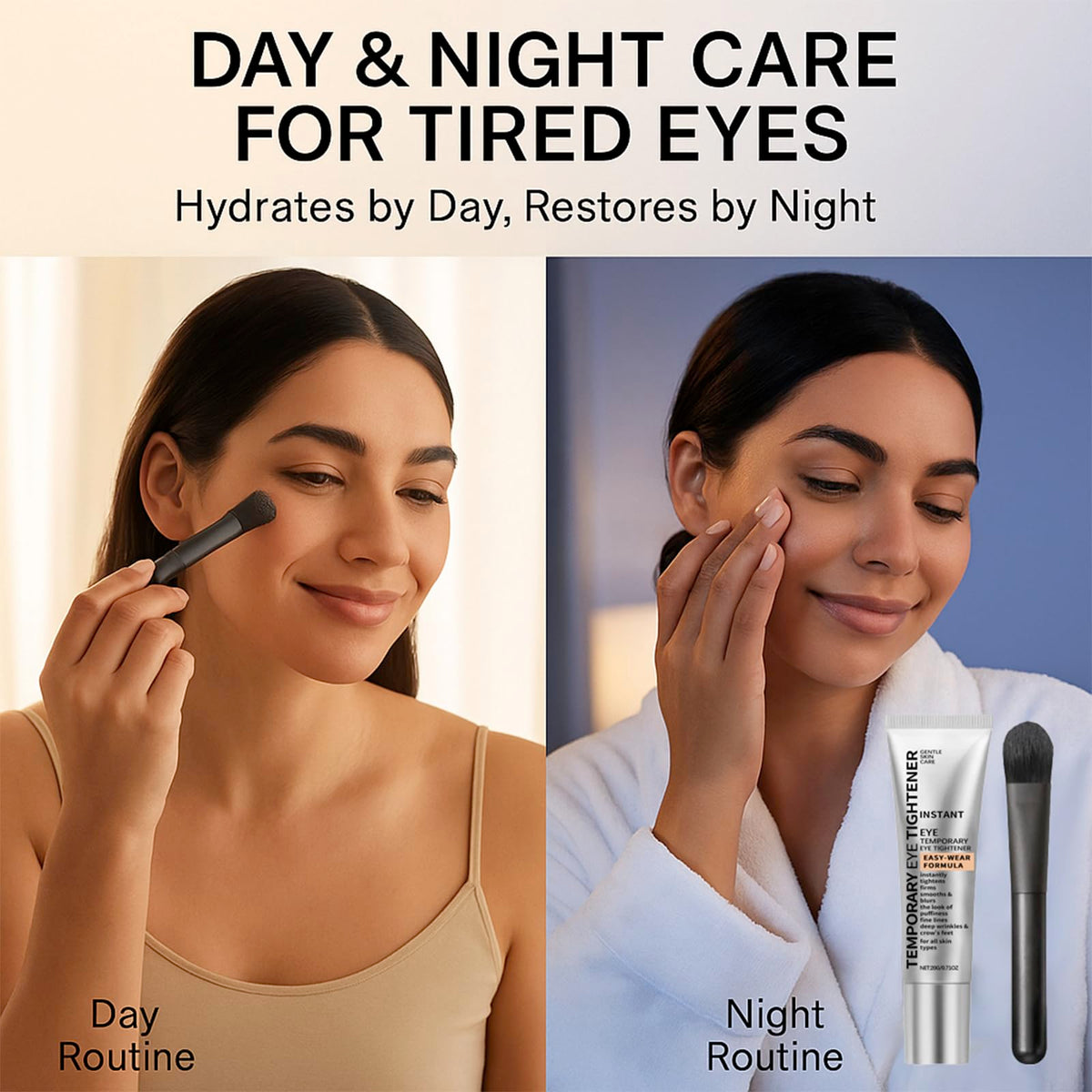 Euralissea Perfection Eye Tightener on makeup base helps smooth and prep the eye area