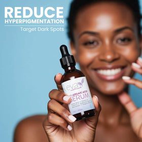 Eva Naturals close-up texture illustrates smooth, lightweight finish suitable for sensitive skin.
