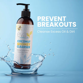 Eva Naturals packaging shows a 6 oz bottle for everyday use
