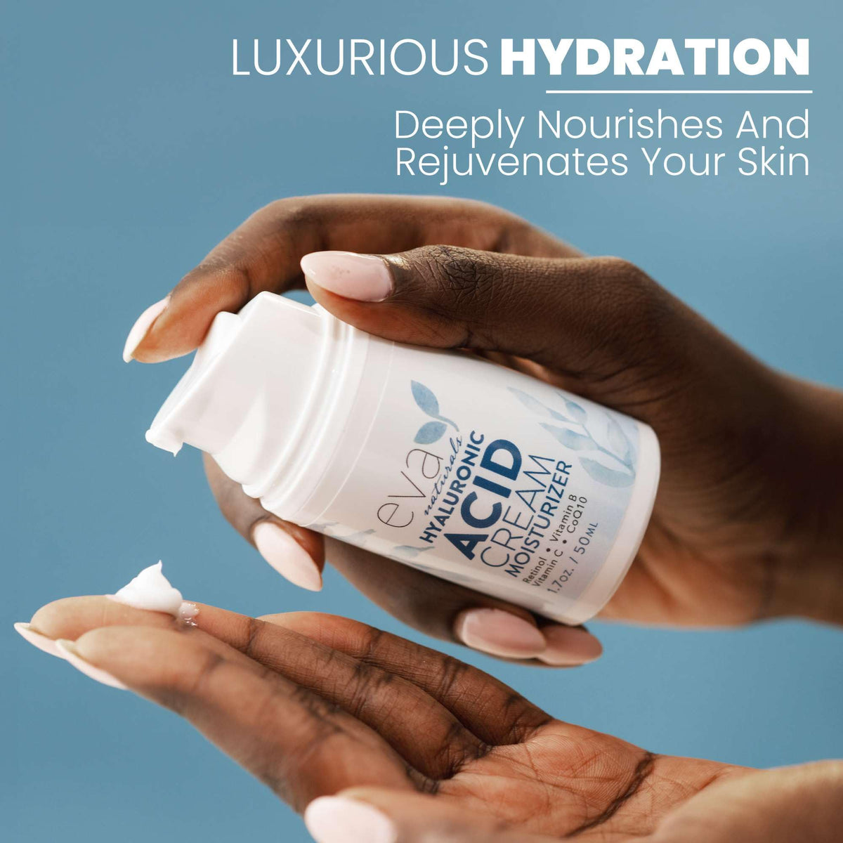 Eva Naturals day-night use depiction for versatile skincare routine