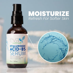 Eva Naturals lightweight serum absorbing quickly without a greasy feel