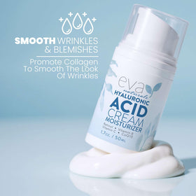 Lightweight, non-greasy cream texture from Eva Naturals on skin